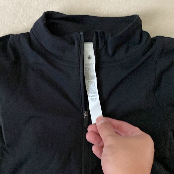 LULULEMON nulux long-sleeve tennis dress in black size 4 NWT - Picture 6 of 9